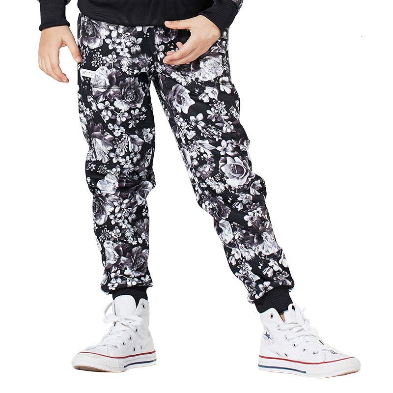 匡威（Converse）匡威童装女童裤子秋印花长裤女小童儿童裤子73122KP946U4B图片