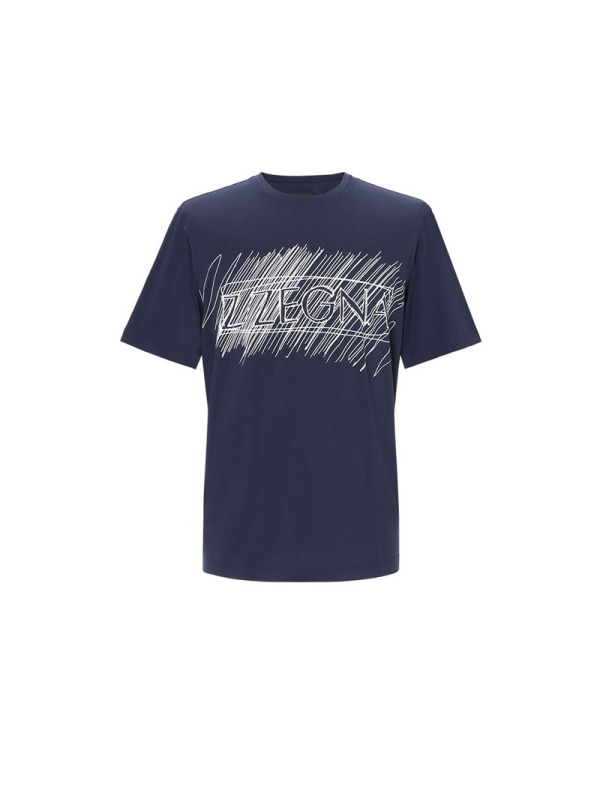 ZEGNA T恤 字母LOGO VR372