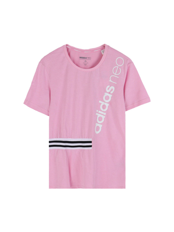 ADIDAS阿迪运动休闲夏季女子短袖上衣FI0829