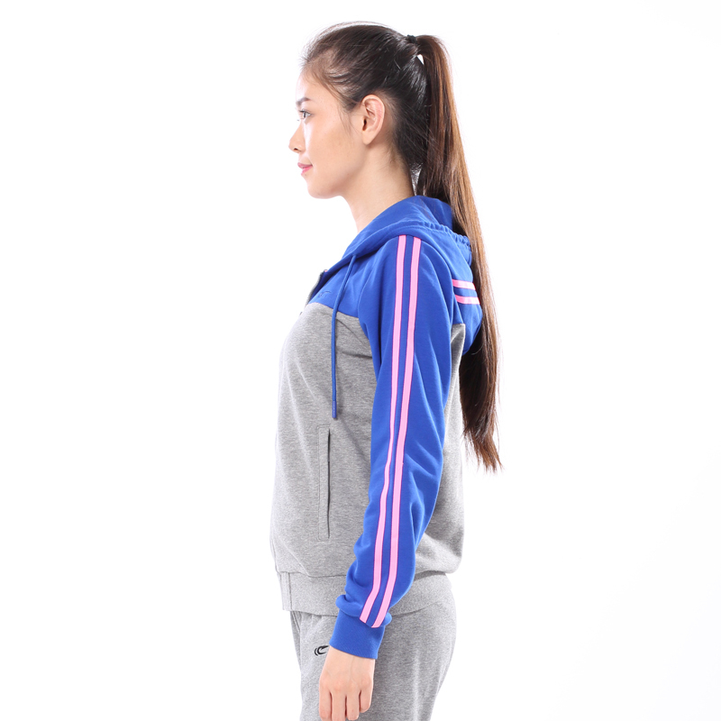 赛琪女装卫衣春季新品修身休闲舒适透气套头连帽运动卫衣女外套176000