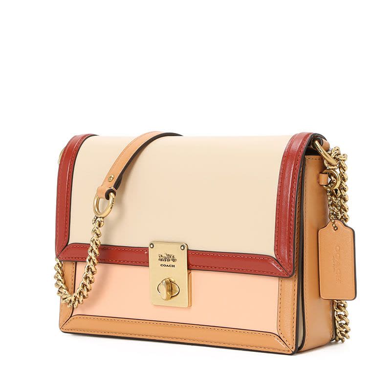 COACH HUTTON 口盖包 金属方扣 89070图片