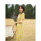 茵曼2019夏装新款V领文艺复古碎花度假风收腰显瘦A字短袖连衣裙女