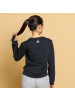 Adidas阿迪达斯2020秋季新款女子圆领休闲短款套头衫卫衣 FL2059