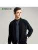 FIRS杉杉 男式夹克2021春季新款商务休闲棒球领纯色拉链外套男