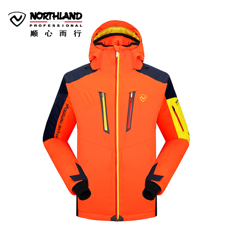 诺诗兰冬季户外男式滑雪服防水防风加厚保暖滑雪衣 GK045807