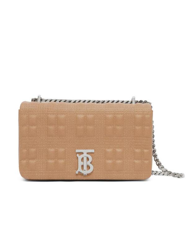 【预定】BURBERRY/博柏利 Lola - 小号绗缝粒纹皮革单肩包萝纳包 23*6*13CM