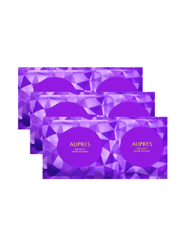 欧珀莱AUPRES时光锁紧致塑颜系列抗皱紧肤凝胶面膜38g*3片 含上下片