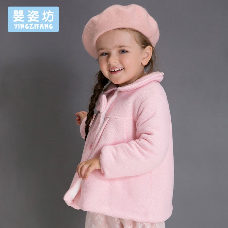 婴姿坊童装女童加绒加厚棉外套女宝宝长袖可爱韩版冬季图片