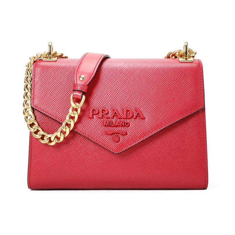 【预定】Prada Monochrome 单肩包 1BD127 OOO图片