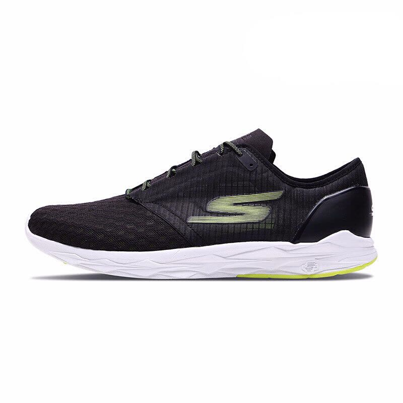 Skechers斯凯奇男鞋男鞋新款速度跑步跑鞋轻质缓震运动鞋55215-BKLM图片