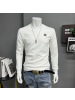 欧洲站时尚男士长袖圆领卫衣男装套头字母修身打底衫T恤上衣秋冬