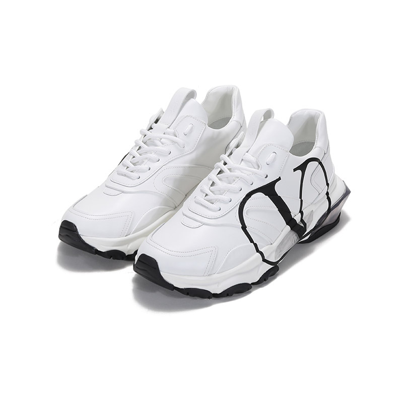 华伦天奴valentino男士牛皮系带休闲运动鞋vy2s0b05dds