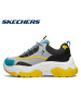 Skechers斯凯奇女鞋STREET系列复古老爹鞋活力撞色拼接户外休闲鞋74236