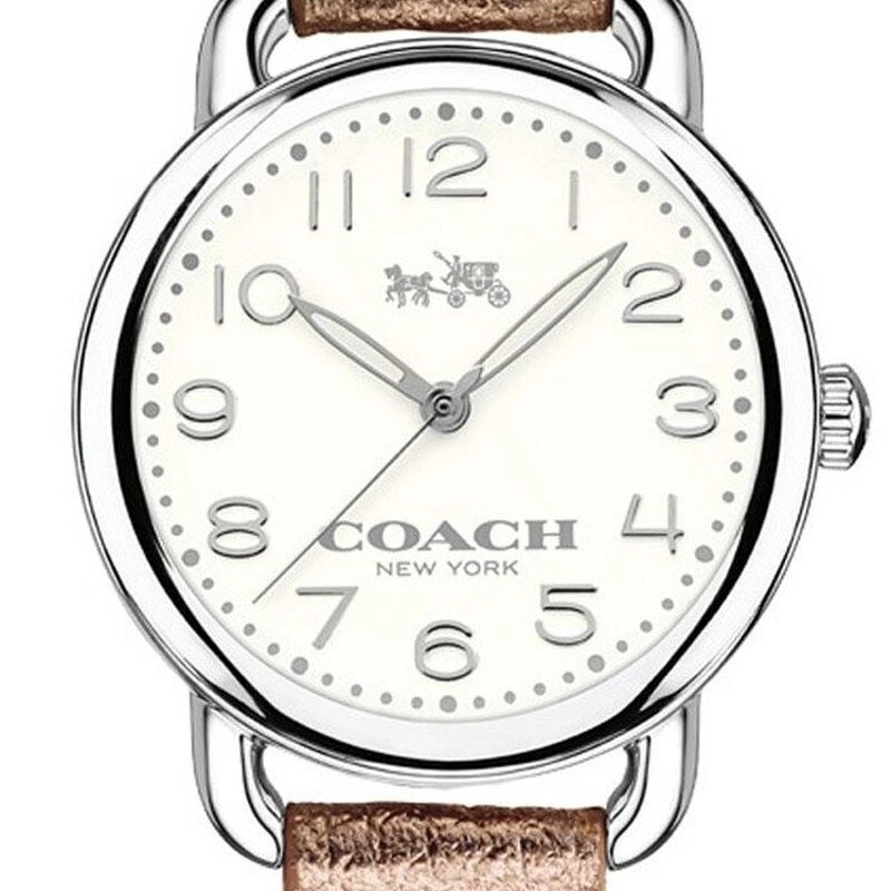 COACH 蔻驰 女表Delancey 手表石英表 14502249藕粉