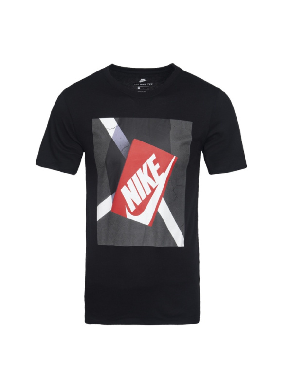 耐克男装夏季运动休闲圆领透气短袖T恤-850672-010