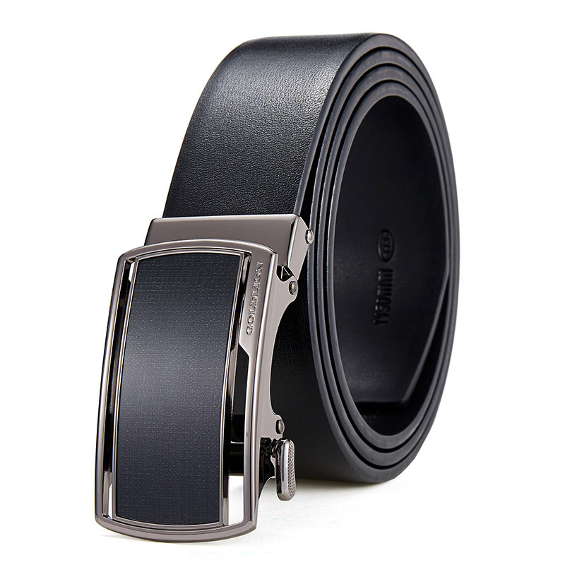 金利来goldlion男士皮带简约男式腰带自动扣商务休闲男款裤带