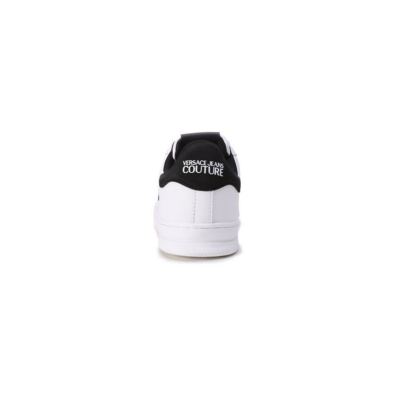 范思哲 VERSACE JEANS COUTURE 男士系带休闲运动鞋板鞋小白鞋72YA3SK1 ZP101图片