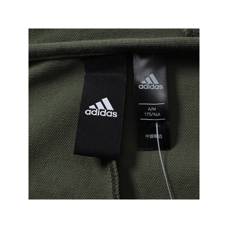 adidas阿迪达斯男子外套夹克武极休闲运动服DM5208 L DM5208绿色