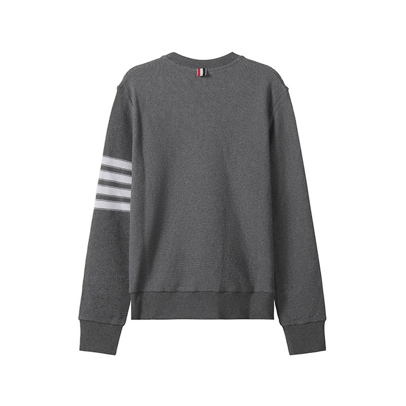 汤姆·布朗 THOM BROWNE 男士棉质圆领长袖针织衫MJT305A 07897