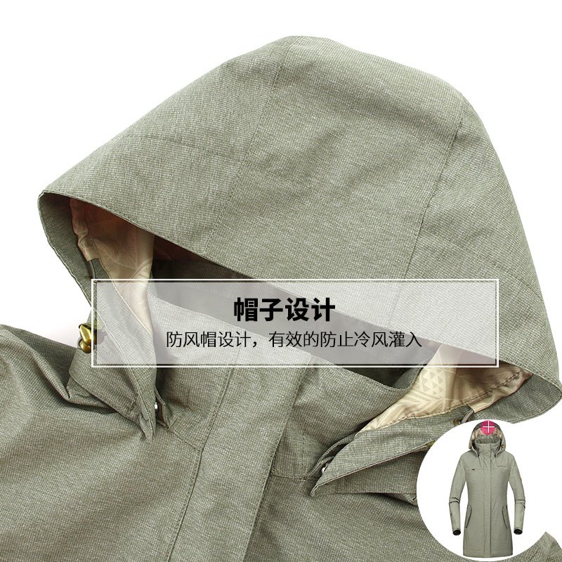 诺诗兰(NORTHLAND)户外秋冬男士750蓬白鹅绒防风保暖可收纳羽绒服GS062622