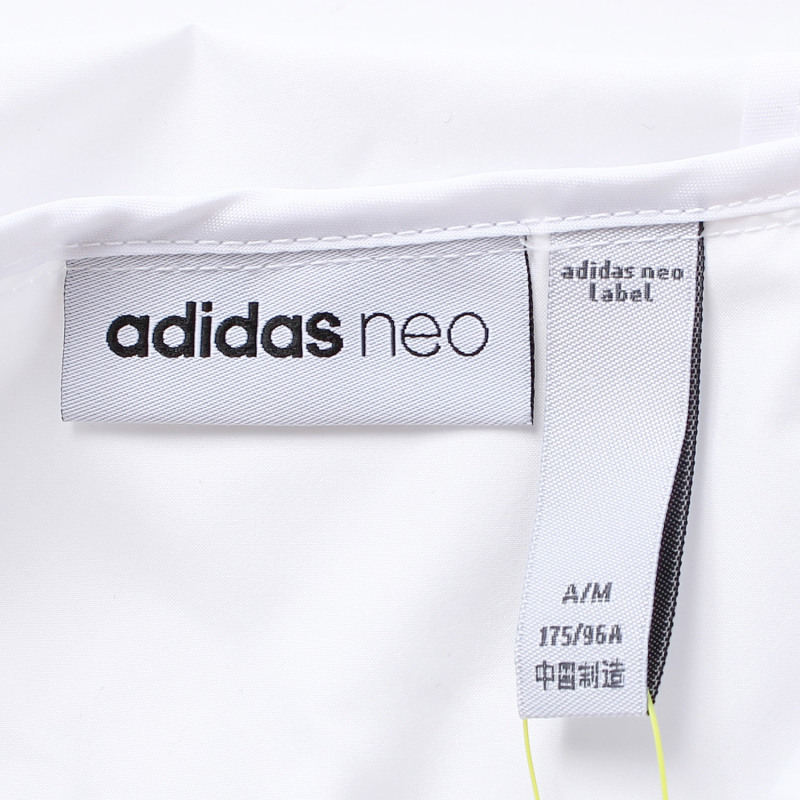 adidas阿迪达斯NEO男子外套夹克连帽休闲运动服DU8156 L DU8156白色
