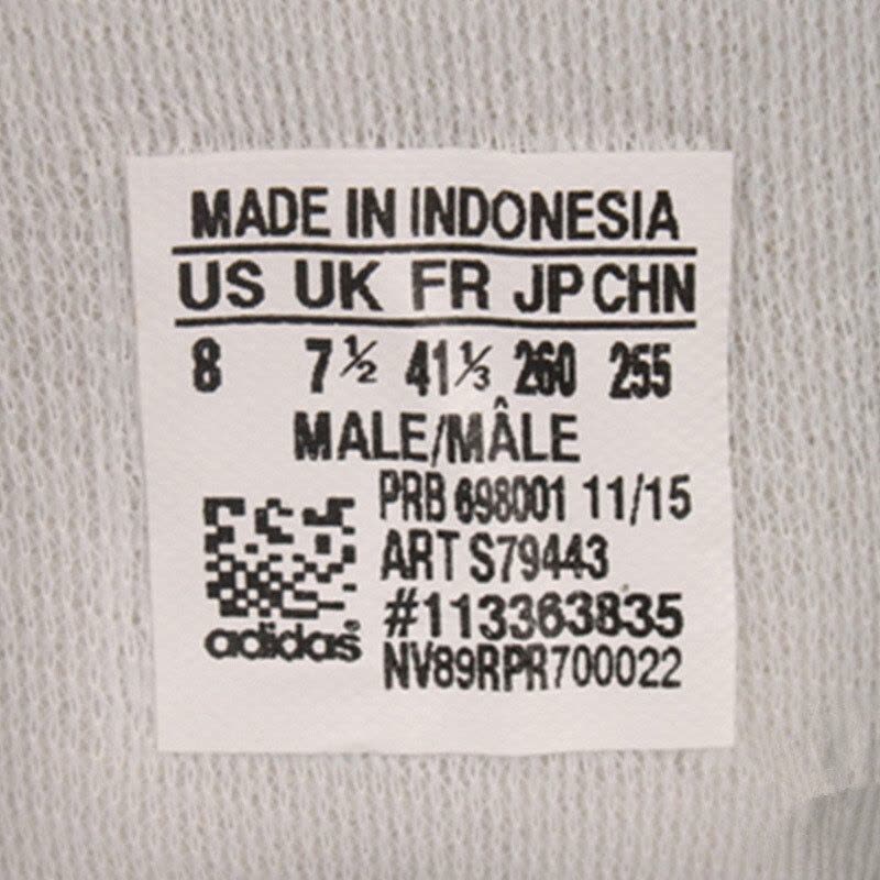 adidas阿迪达斯三叶草春季中性经典休闲鞋板鞋-S79443图片