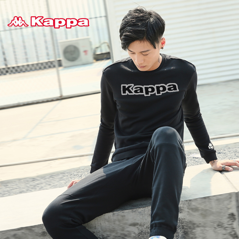 Kappa卡帕男款运动卫衣男休闲针织上衣秋冬|K0752WT10D