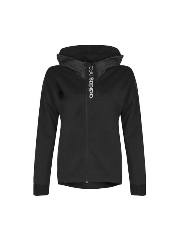ADIDAS阿迪达斯春季女子运动休闲舒适连帽夹克外套CV7340