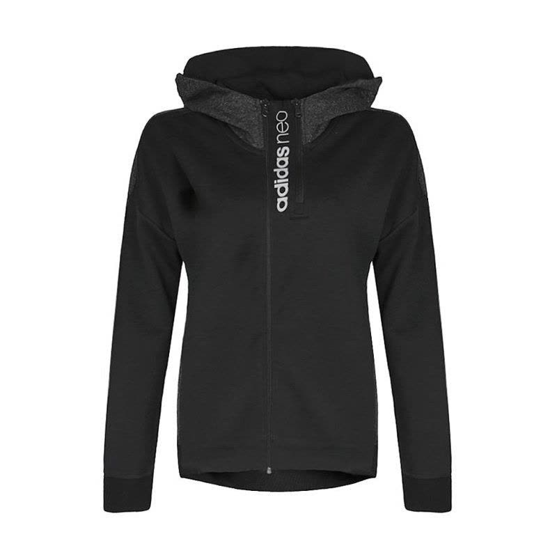 ADIDAS阿迪达斯春季女子运动休闲舒适连帽夹克外套CV7340图片