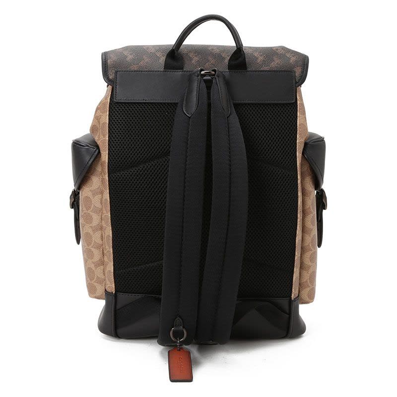 蔻驰COACH 男士双肩包 老花拼皮C1059图片