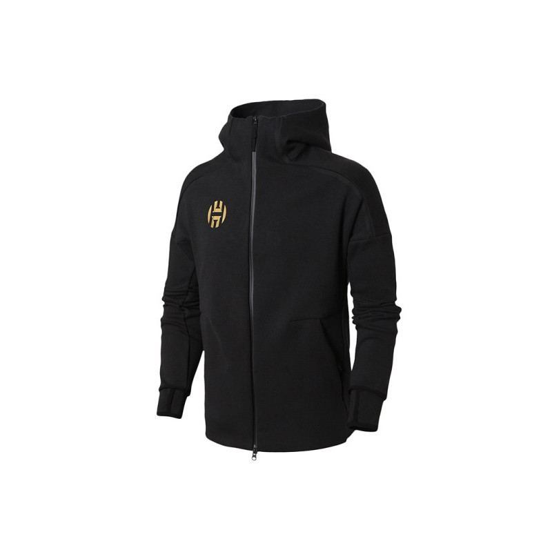 adidas阿迪达斯男子夹克外套哈登ZNE休闲运动服CW3741 黑色 L