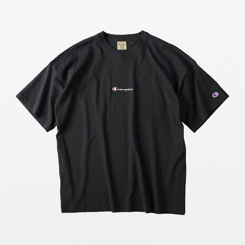 日版champion冠军正品c8-r302r背后大草写标短袖t恤情侣背后大草写标