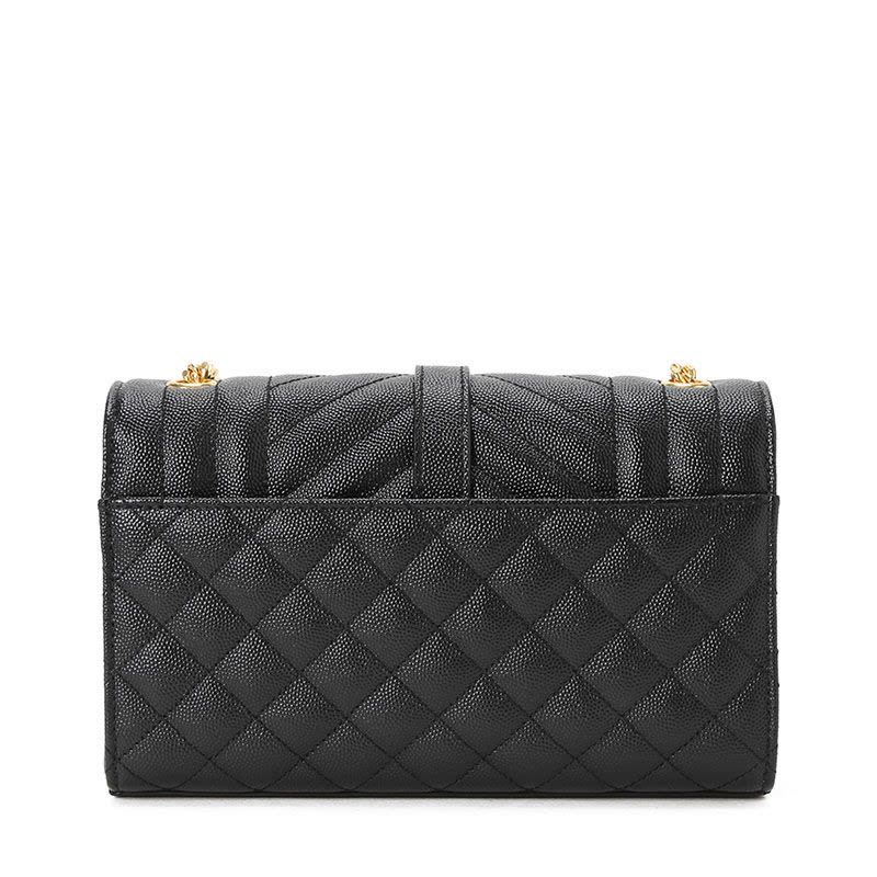 预售 圣罗兰YSL ENVELOPE 小号 信封粒面压花 链条包 女士单肩包 600195 金链图片