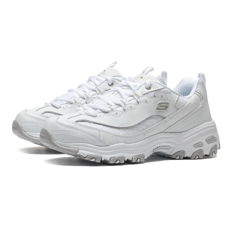 【自营】Skechers斯凯奇女鞋休闲鞋Dlites复古老爹熊猫鞋运动鞋11959