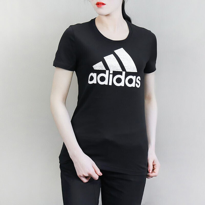 adidas阿迪达斯女装新款运动休闲舒适透气耐磨休闲t恤短袖cv4561