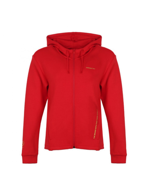 adidas neo阿迪休闲女子W HD JKT连帽夹克DZ7598