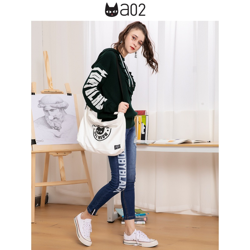 a02新款时尚字母印花木耳边连帽宽松针织衫女D1T6D0581ST