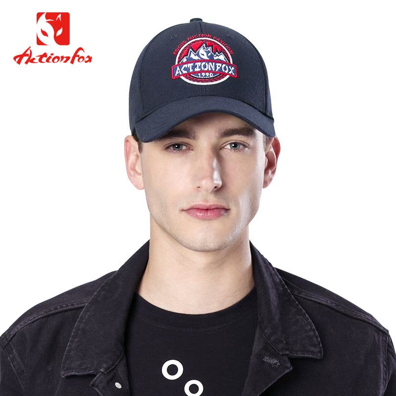 快乐狐狸（ActionFox）户外运动男式休闲鸭舌帽潮流时尚棒球帽4842图片