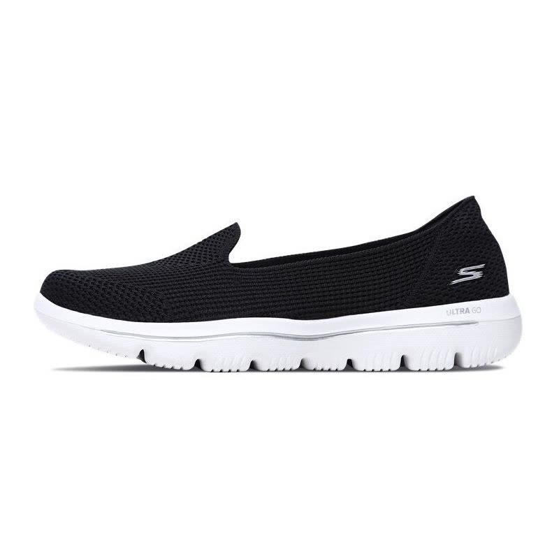 SKECHERS(斯凯奇)2019女士一脚蹬健步鞋夏季女子运动鞋15753/BKW图片