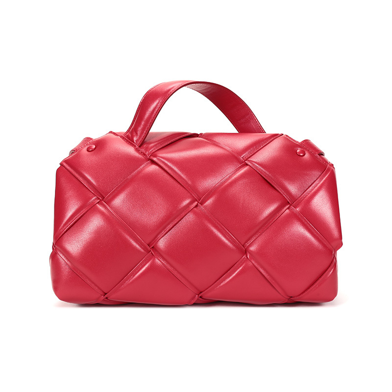BOTTEGA VENETA 葆蝶家 BV 女士皮革INTRECCIATO编织手提单肩斜挎包 641236 VCQR1