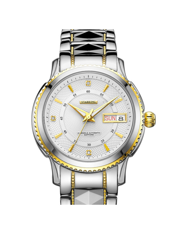 星皇starking手表情侣表进口机芯全自动机械表防水瑞士风格简约豪气