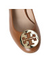 TORY BURCH/汤丽柏琦 女鞋经典徽标浅口粗高跟鞋 32854