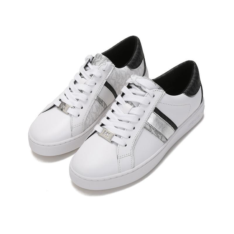 michael kors mk 女鞋 人造革/牛皮革keaton系带休闲运动鞋板鞋43t1