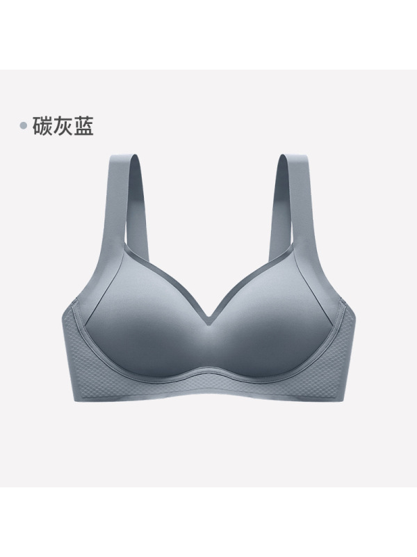 裸感软支撑乳胶无痕内衣女小胸聚拢性感舒适运动调整型无痕文胸罩