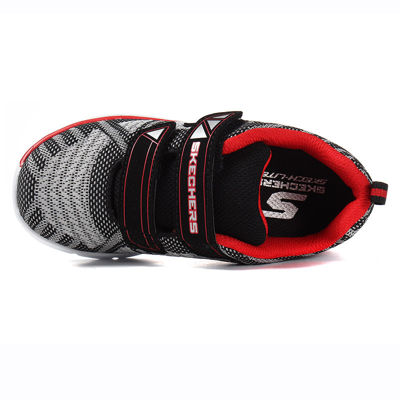 Skechers斯凯奇男婴童跑步鞋新款编制轻便低帮魔术贴运动鞋95052N