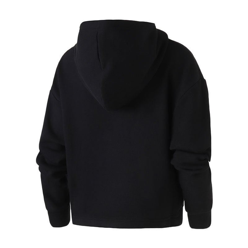 PUMA彪马女装休闲套头衫连帽卫衣短款运动服579127 L 57912701黑色