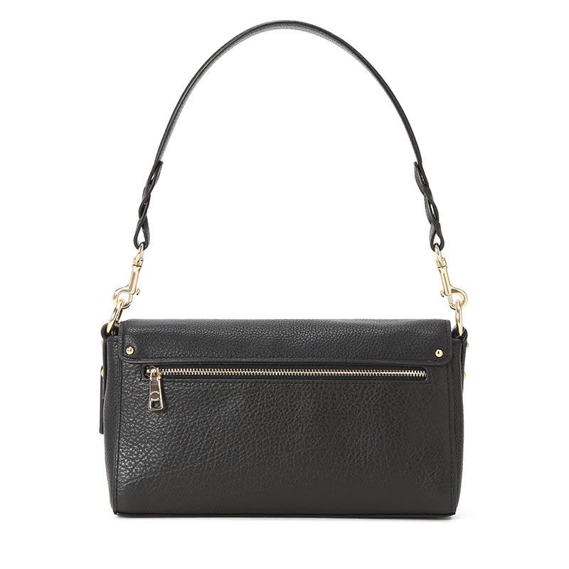 COACH 蔻驰 JADE 通勤肩背包小号 女士斜挎包马车标粒面皮拼织F91105金扣图片