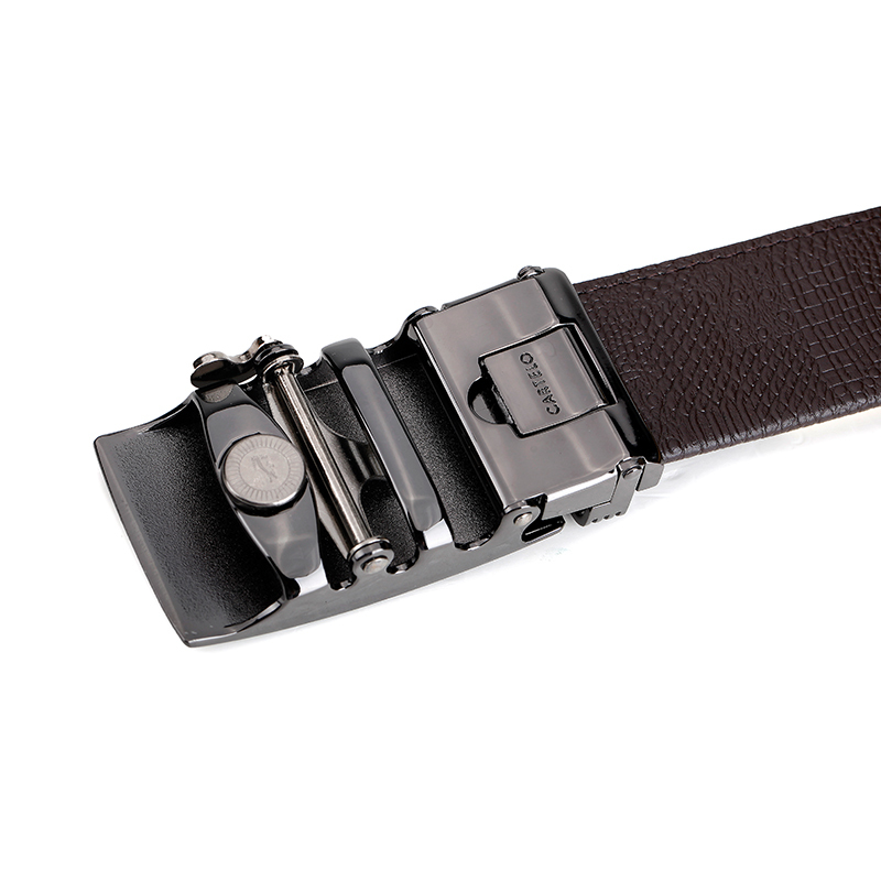 卡帝乐鳄鱼正品男士皮带真皮自动扣中青年商务休闲牛皮裤带pw5v4723f