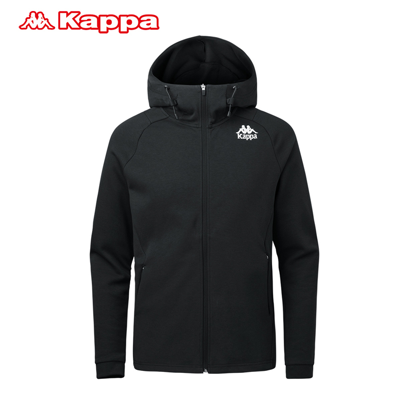 Kappa男装外套运动卫衣休闲上衣连帽运动服男秋冬K0752MK11D_1
