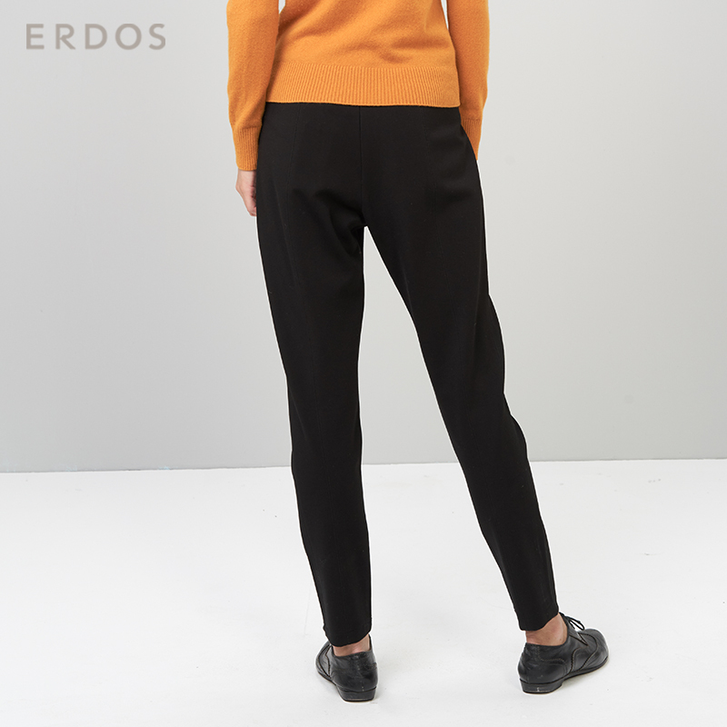 ERDOS 秋冬修身简约针织女裤 E276M1011